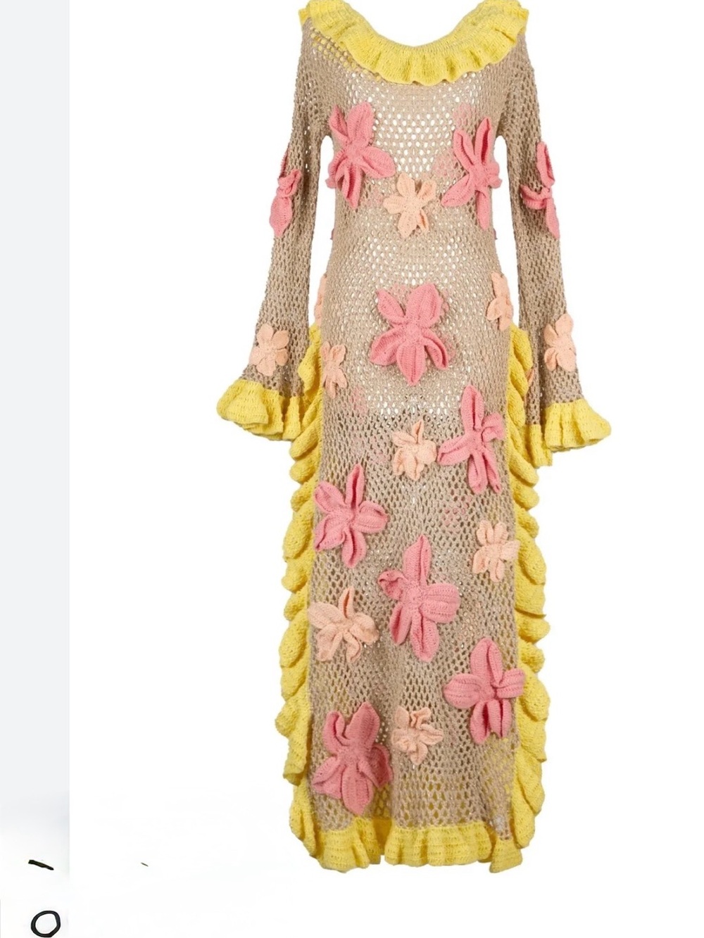 CeliaB Guadalupe Fabulous Crochet Dress - Picture 3 of 11